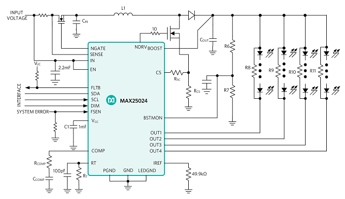 Figure3-four-Channel-Backlight-Driver-with-Boost-Controller-Maxim-Integrated-700px