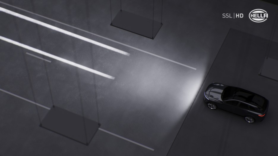 Hella’s digital SSL HD automotive lighting system