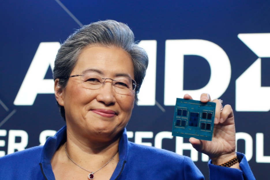 AMD’s chair and CEO Lisa Su introduces the 4th Gen “Bergamo” EPYC 97X4, AMD’s first cloud-native processors AMD’s “Data Center and AI Technology Premiere” keynote.