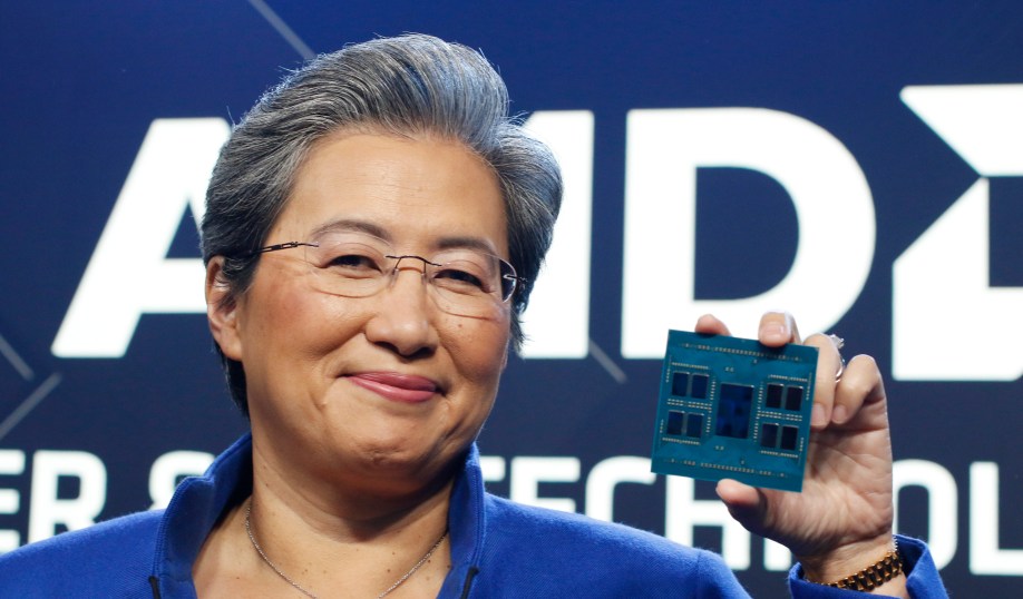 AMD’s chair and CEO Lisa Su introduces the 4th Gen “Bergamo” EPYC 97X4, AMD’s first cloud-native processors AMD’s “Data Center and AI Technology Premiere” keynote.