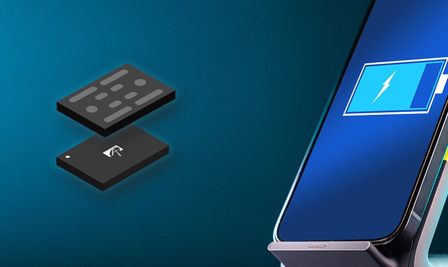 Alpha and Omega Semiconductor's AOCR33105E MOSFET in the MRigidCSP package.