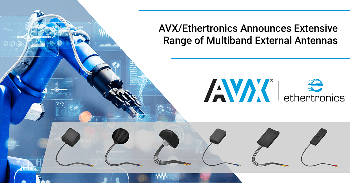 AVX Ethertronics multiband external antennas