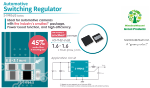 Benefits of Ablic's S-19954/5 step-down switching regulators.