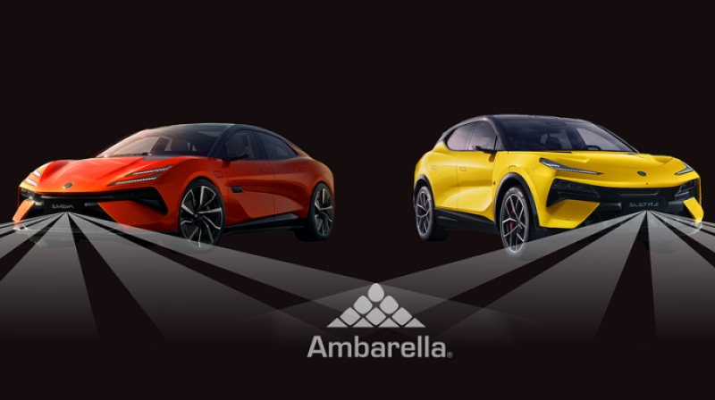 Lotus designs in Ambarella’s Oculii AI 4D imaging radar technology in L2+ autonomous systems for the Eletre SUV and Emeya Hyper-GT electric vehicles. 