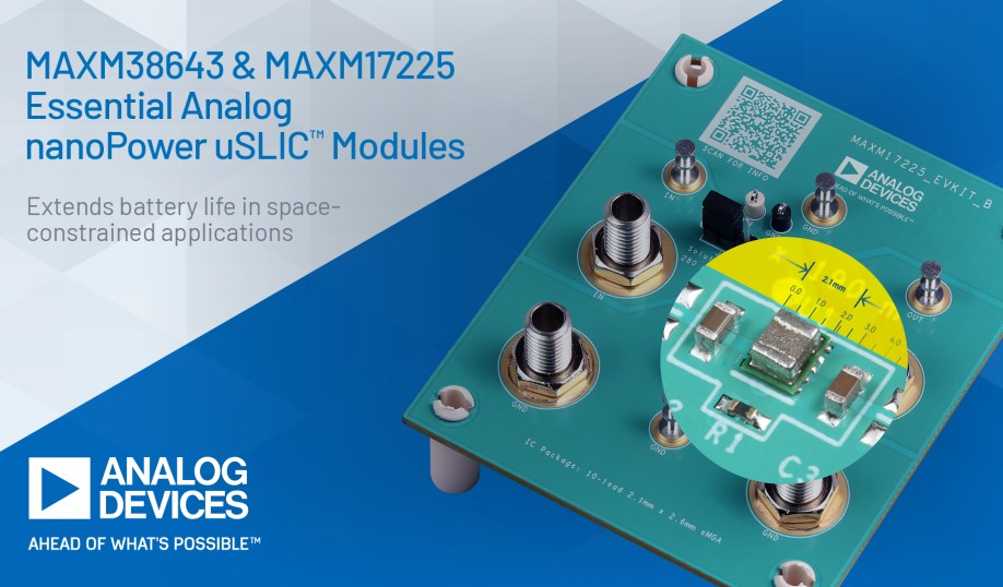 Analog Devices nanoPower uSLIC modules