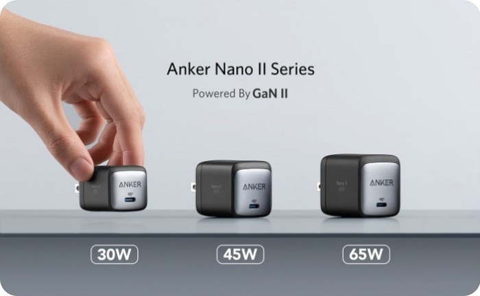 Anker Nano II series chargers