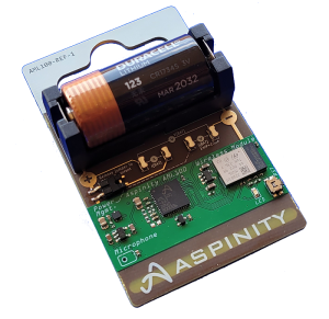 Aspinity's AML100 dashcam evaluation kit board.