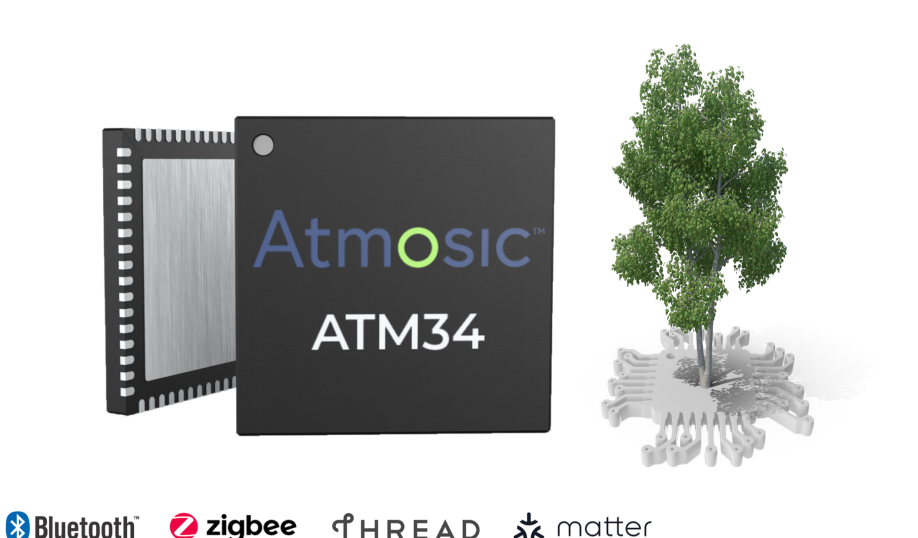 Atmosic's ATM34/e series multiprotocol SoC.