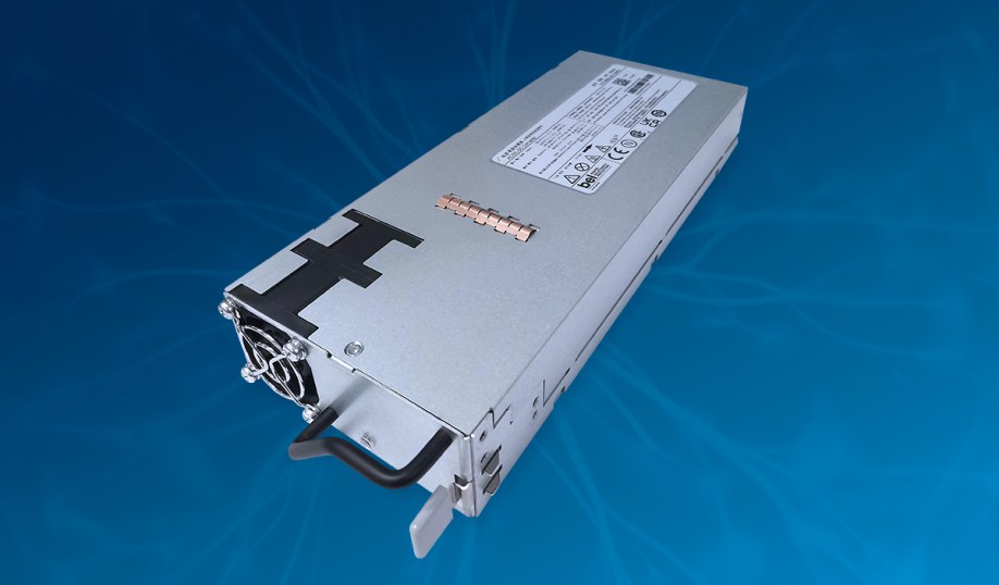 Bel Fuse's Titanium efficient TET3600-48-104RA AC/DC front-end power supply.