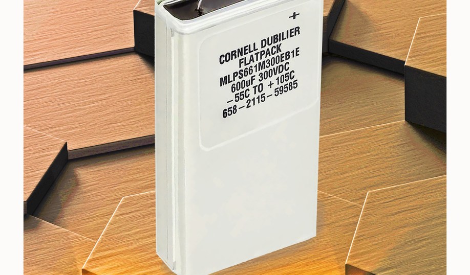 CDE's MPLS aluminum electrolytic capacitors.