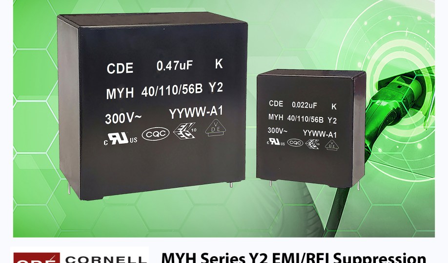 MYH Series of RFI and EMI suppression capacitors.