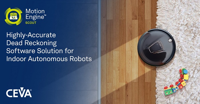 Ceva MotionEngine Scout dead reckoning software for indoor robot navigation systems