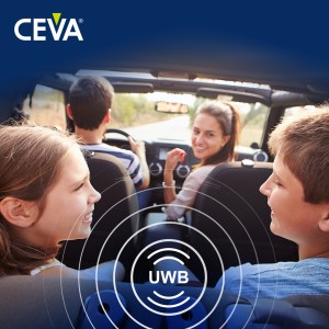 Ceva's UWB radar IP platform for automotive child presence detection.