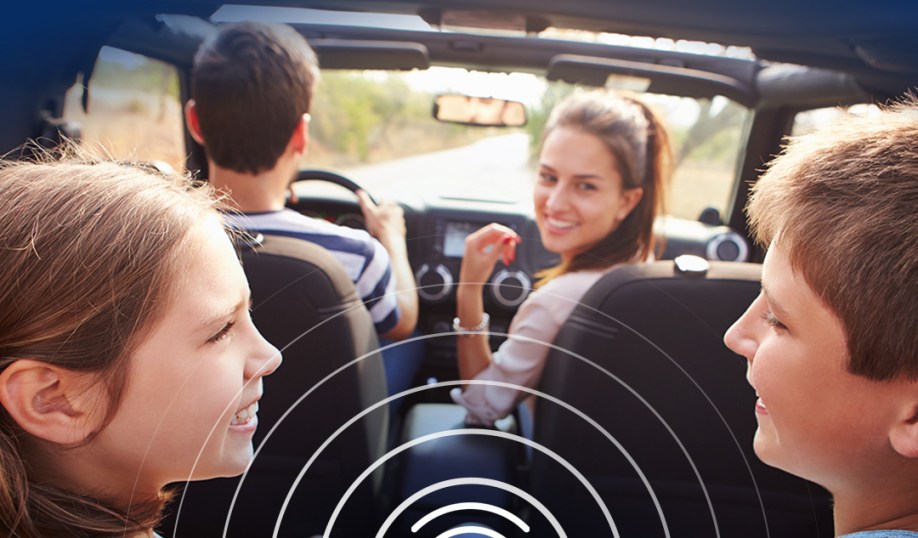 Ceva's UWB radar IP platform for automotive child presence detection.