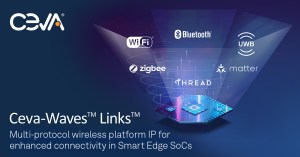 Ceva's Ceva-Waves Links multi-protocol wireless Platform IPs.