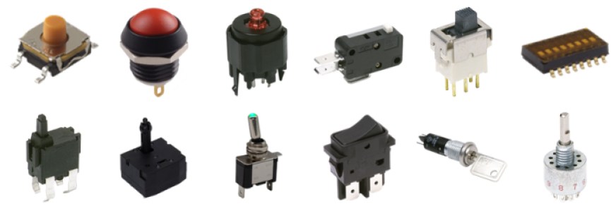 C&K's electromechanical switch family.