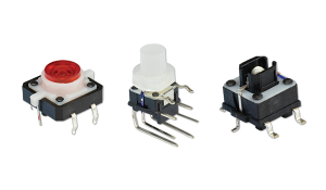 CUI Devices' illuminated tactile switches.