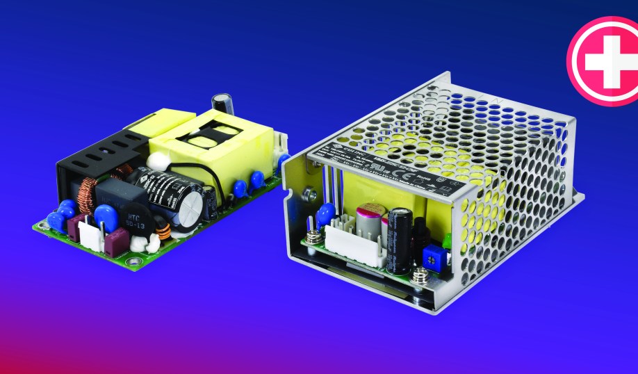 CUI’s VMS-C and VMS-C-CNF AC/DC power supplies.