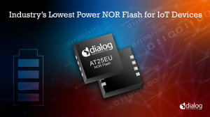 Dialog Semiconductor AT25EU SPI NOR Flash memory