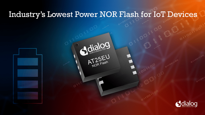 Dialog Semiconductor AT25EU SPI NOR Flash memory