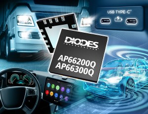 Diodes Inc.'s  AP66200Q and AP66300Q buck converters for PoL automotive applications.