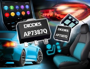 Diodes Inc.'s AP7387Q LDO for automotive systems.