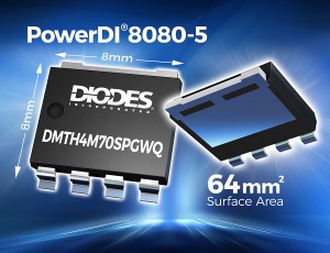 Diodes Inc. DMTH4M70SPGWQ 40-V MOSFET in the PowerDI8080-5