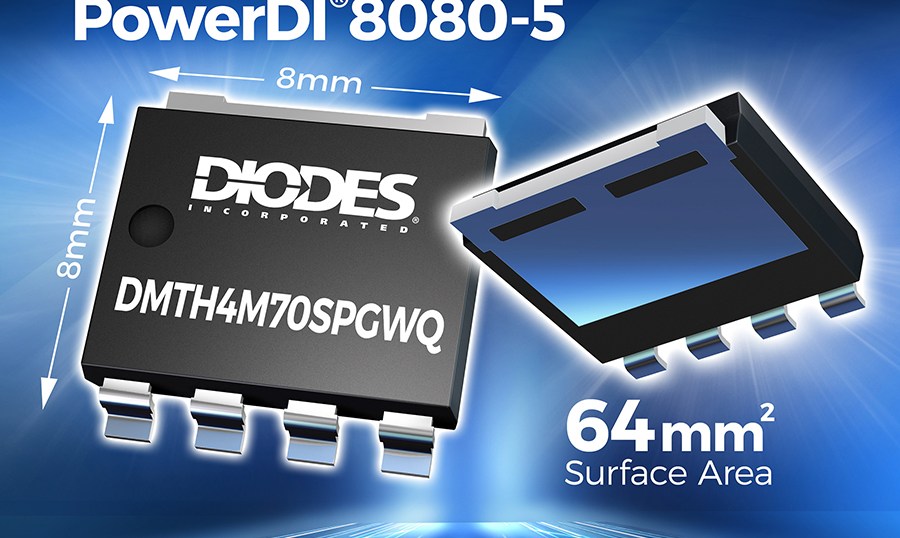 Diodes Inc. DMTH4M70SPGWQ 40-V MOSFET in the PowerDI8080-5