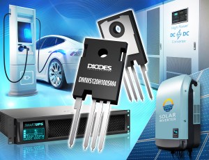 Diodes Inc.'s DMWS120H100SM4 SiC MOSFET.