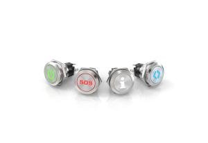 EAO’s Series 82 anti-vandal pushbutton switches.