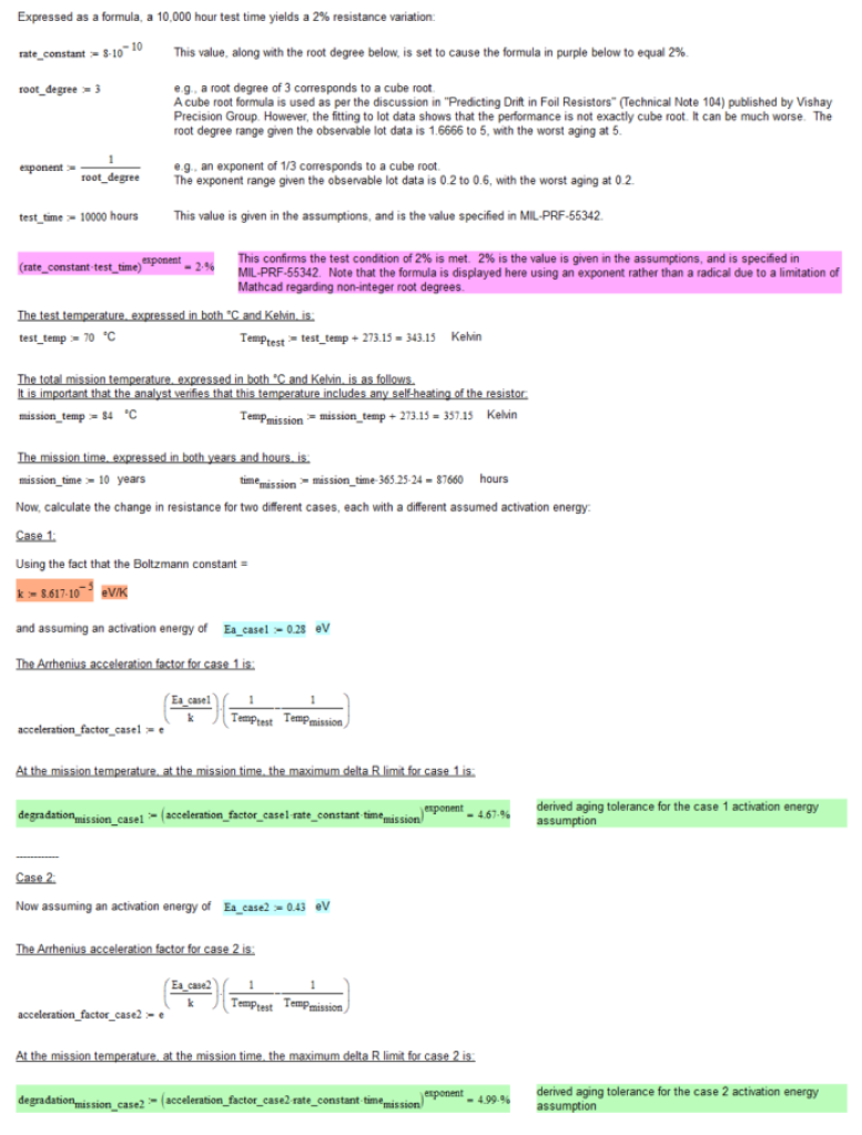 WCCA calculation for resistor aging Fig 3