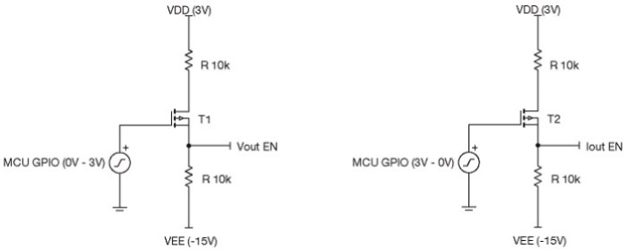 TI shutdown control circuitry of OPA2990S op amp