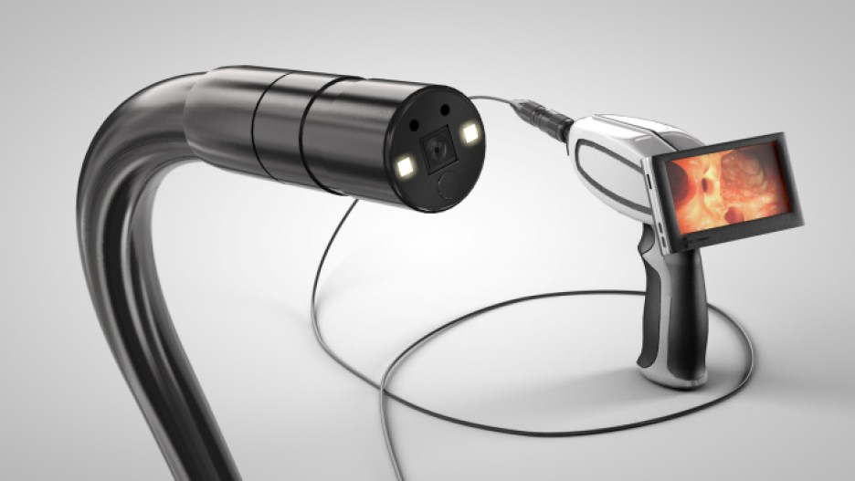 ams OSRAM NanEyeM camera module in endoscope application.