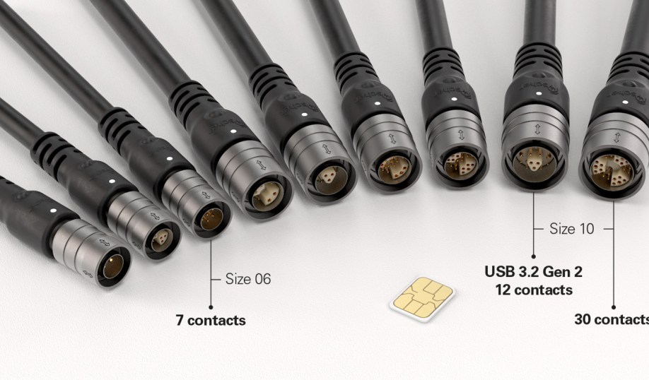 new features of Fischer's MiniMax miniature connectors