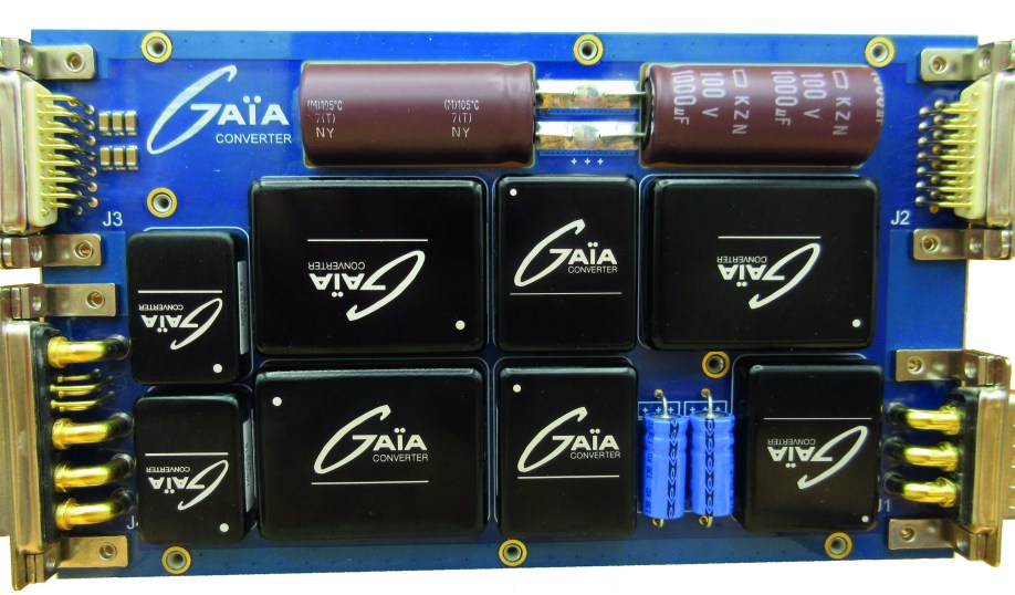 GAIA Converter's GRD-12 reference design board using its converter modules.