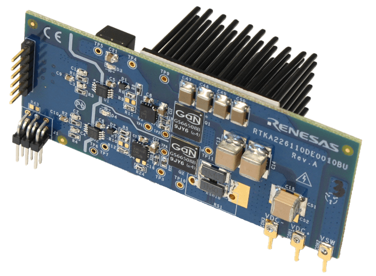 GaN systems 650V GaN half-bridge evaluation card