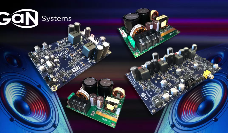 GaN Systems Class D audio boards.