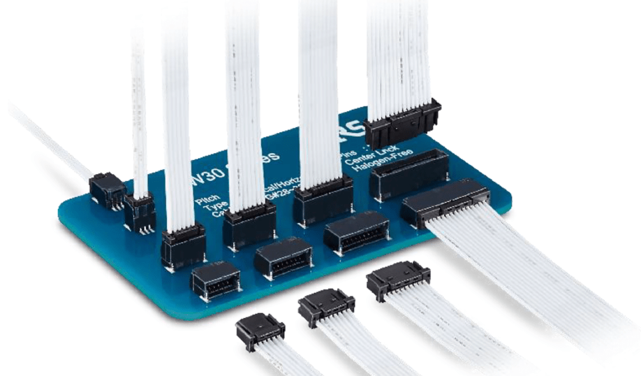 Hirose KW30 series of wire-to-board connectors