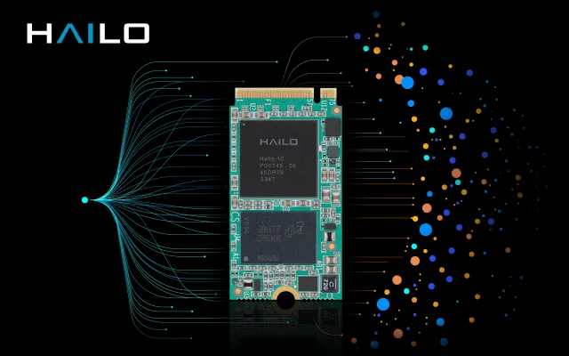 Hailo's Hailo-10 GenAI chip.