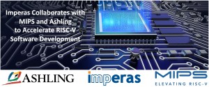 Imperas, MIPS and Ashling RISC-V collaboration announced at Embedded World.