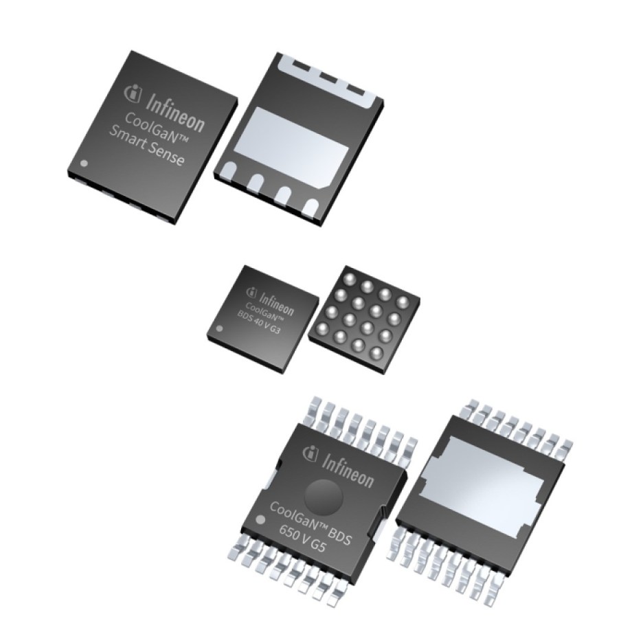 Infineon’s CoolGaN BDS and CoolGaN Smart Sense.