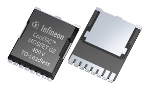 Infineon’s 400-V CoolSiC MOSFET.