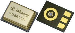 Infineon's IM68A130A  XENSIV MEMS microphone.