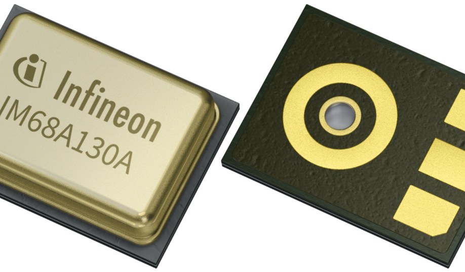 Infineon's IM68A130A  XENSIV MEMS microphone.