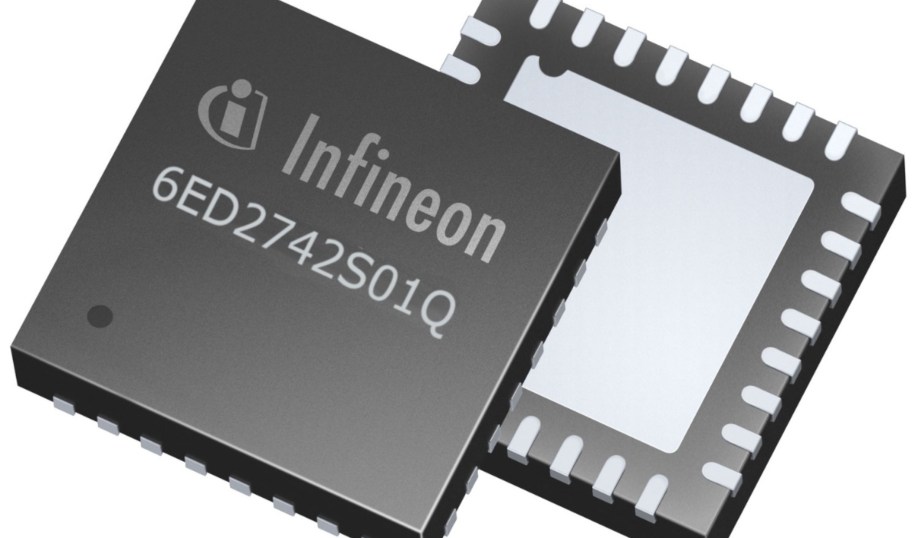 Infineon's MOTIX  6ED2742S01Q three-phase gate driver.