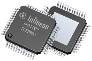 Infineon's TLE988x and TLE989x embedded MCU power ICs.