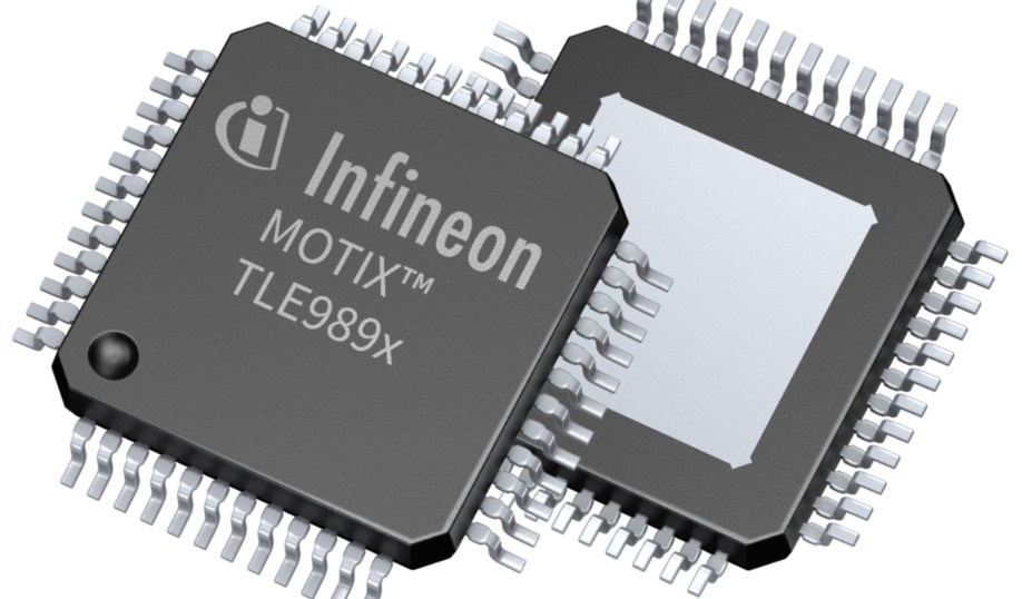 Infineon's TLE988x and TLE989x embedded MCU power ICs.