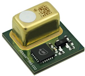 Infineon’s XENSIV PAS CO2 sensor, showcased at Sensors Converge.