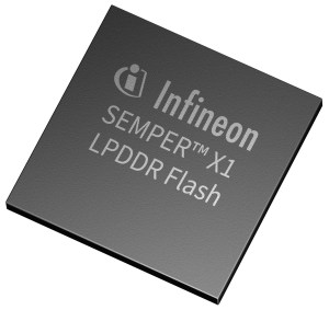 Infineon's SEMPER X1 LPDDR Flash memory.