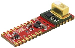 Infineon's XENSIV PAS CO2 Shield2Go Board for CO2 monitoring and measurement.